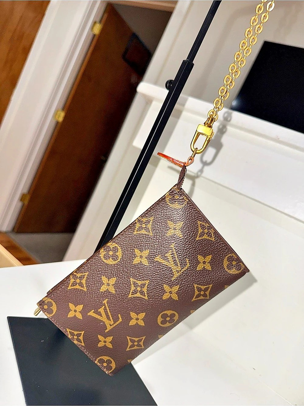 Louis Vuitton Pochette Accessoires Monogram Wristlet